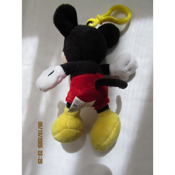 Disney Mickey Mouse stuffed key chain key ring - Picture 3 of 6